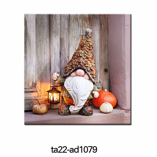 Gran oferta, impresión artística de elfo navideño, imagen iluminada, arte de pared con luces LED