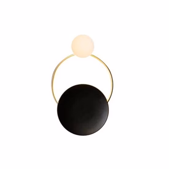 Lámpara de pared LED circular simple moderna Lámpara de pared Arte