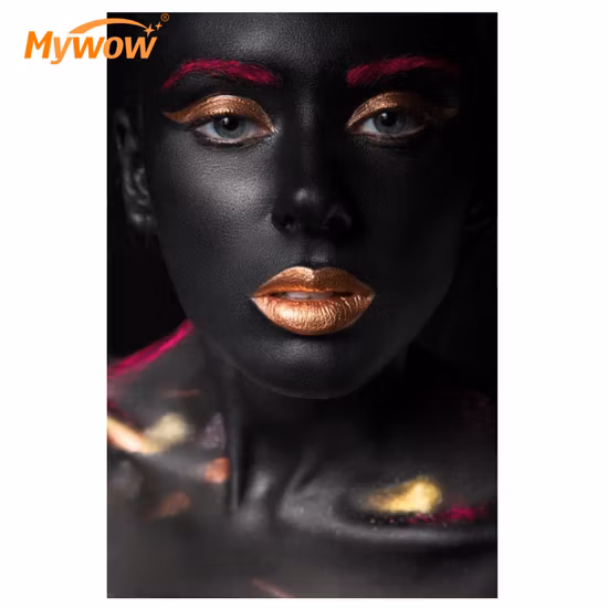 Pintura colgante Metal Diamante Retrato Pintura al óleo Arte de la pared Pintura 3D de lujo Arte de la pared